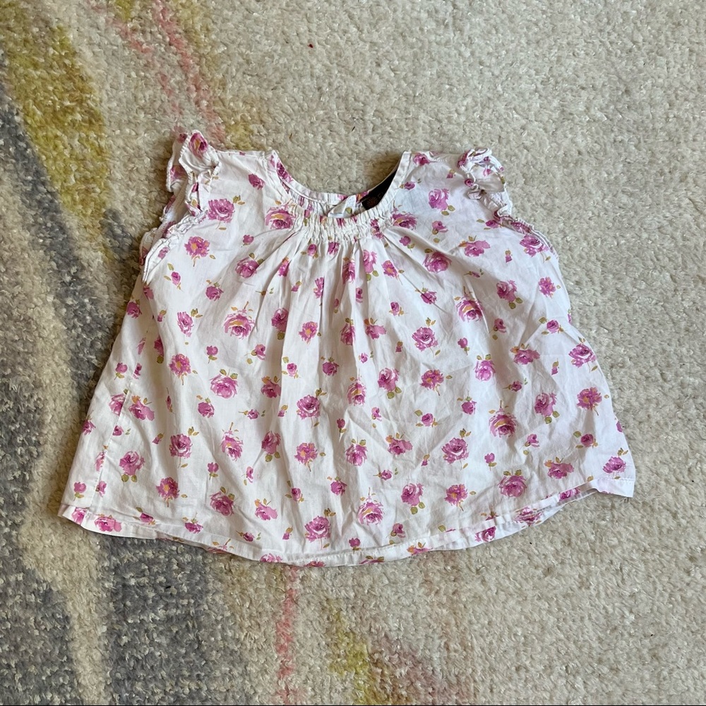 Luxury Liberty of London / Fleurisse Dress & Top 18-24m VGUC